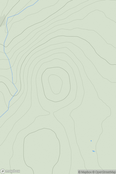 Thumbnail image for Carn na Saobhaidh [Glen Albyn and the Monadh Liath] [NH605097] showing contour plot for surrounding peak
